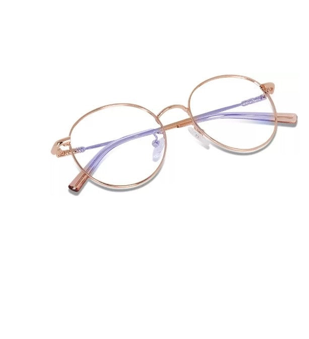 LENSEXPERT METAL ROUND BLUECUT COMPUTER GLASSES - Lensexpert