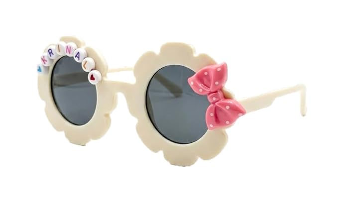 Customized Sunglasses for Kids with name round shape - Girls & Boys Mix Colors
