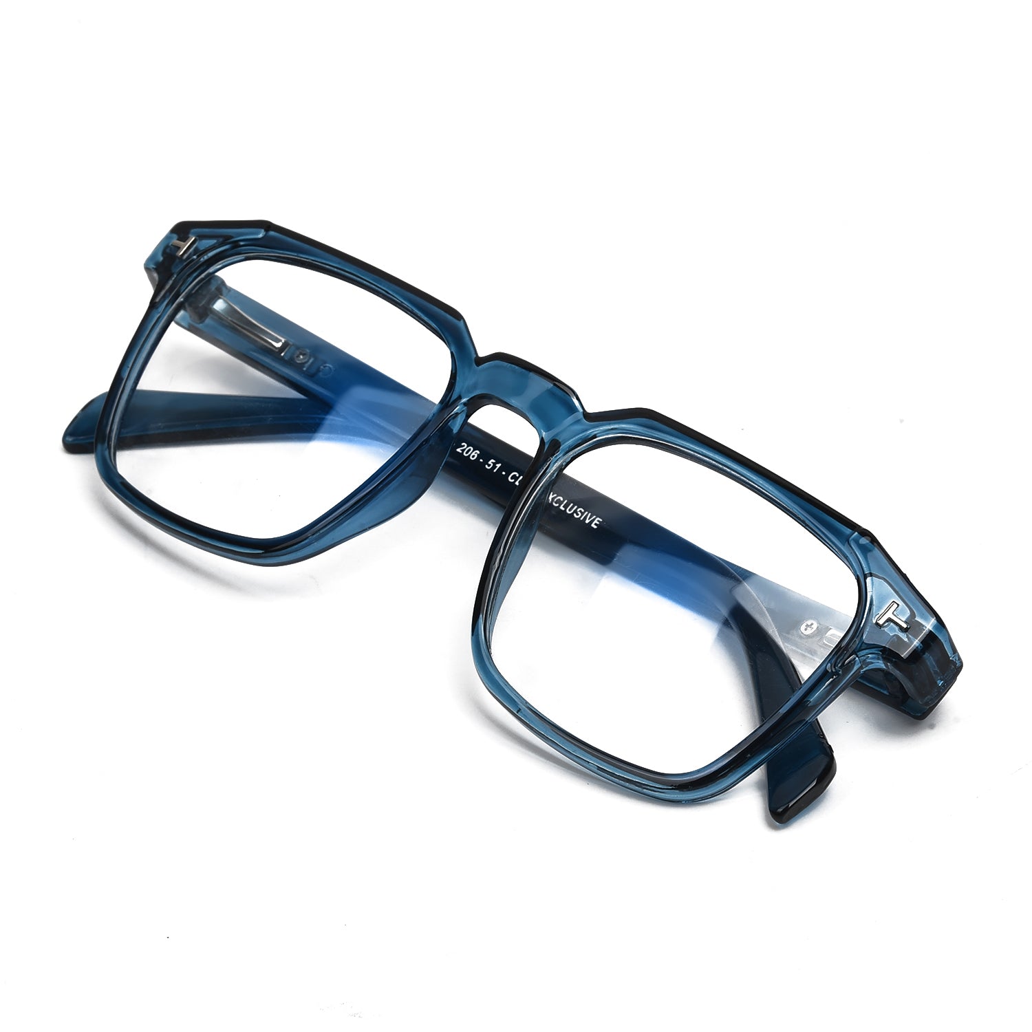 Lens Expert Square Blue Blocking Blue Light Computer Glasses Unisex Size 52