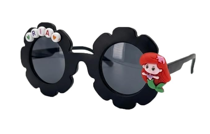 Customized Sunglasses for Kids with name round shape - Girls & Boys Mix Colors