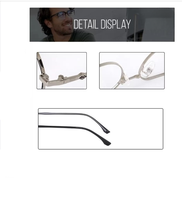 LENSEXPERT ROUND METAL COMPUTER GLASSES - Lensexpert