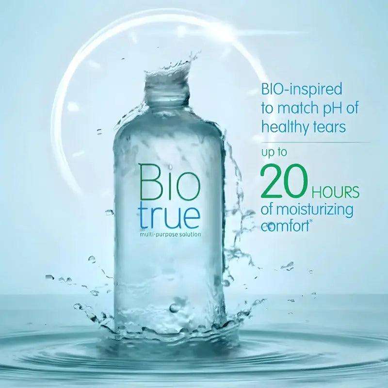 BIO TRUE CONTACT LENS SOLUTION 60ML - Lensexpert