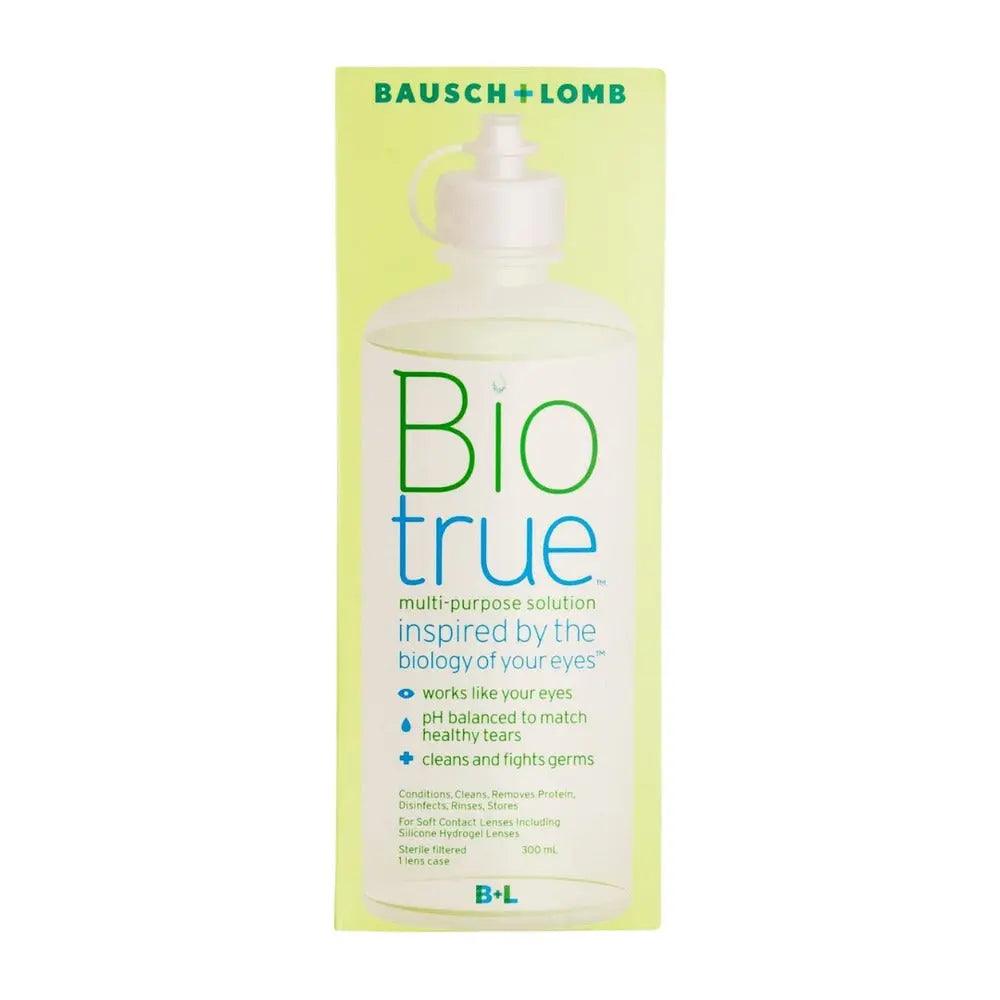 BIO TRUE LENS CONTACT LENS SOLUTION 300ML - Lensexpert