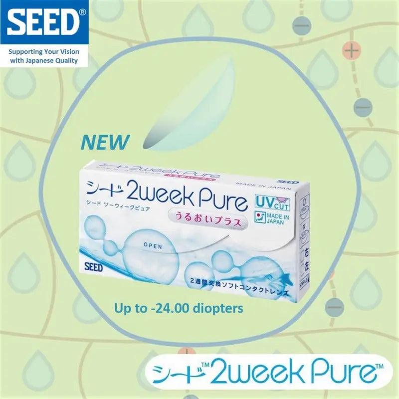 SEED 2-WEEK SPHERICAL PURE (6 LENS/BOX) - Lensexpert