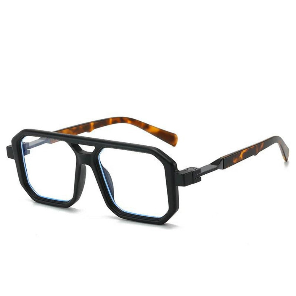 Lens Expert  Retro Classic Frame Computer Glasses -Black