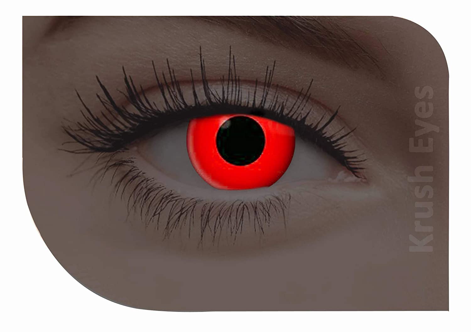 GLOW RED WEEKLY CONTACT LENSES - Lensexpert