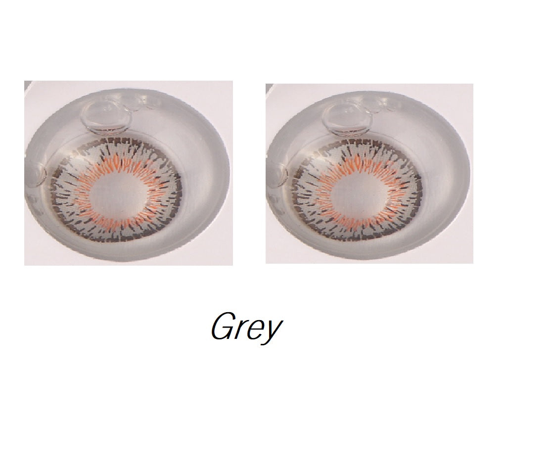 OPTIFY ONE-DAY GREY CONTACT LENSES(ZERO POWER, PACK OF 12) - Lensexpert