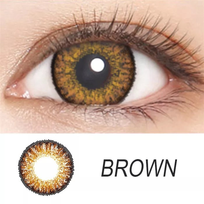 OPTIFY BROWN MONTHLY COLOR CONTACT LENSES (PACK OF 1) - Lensexpert