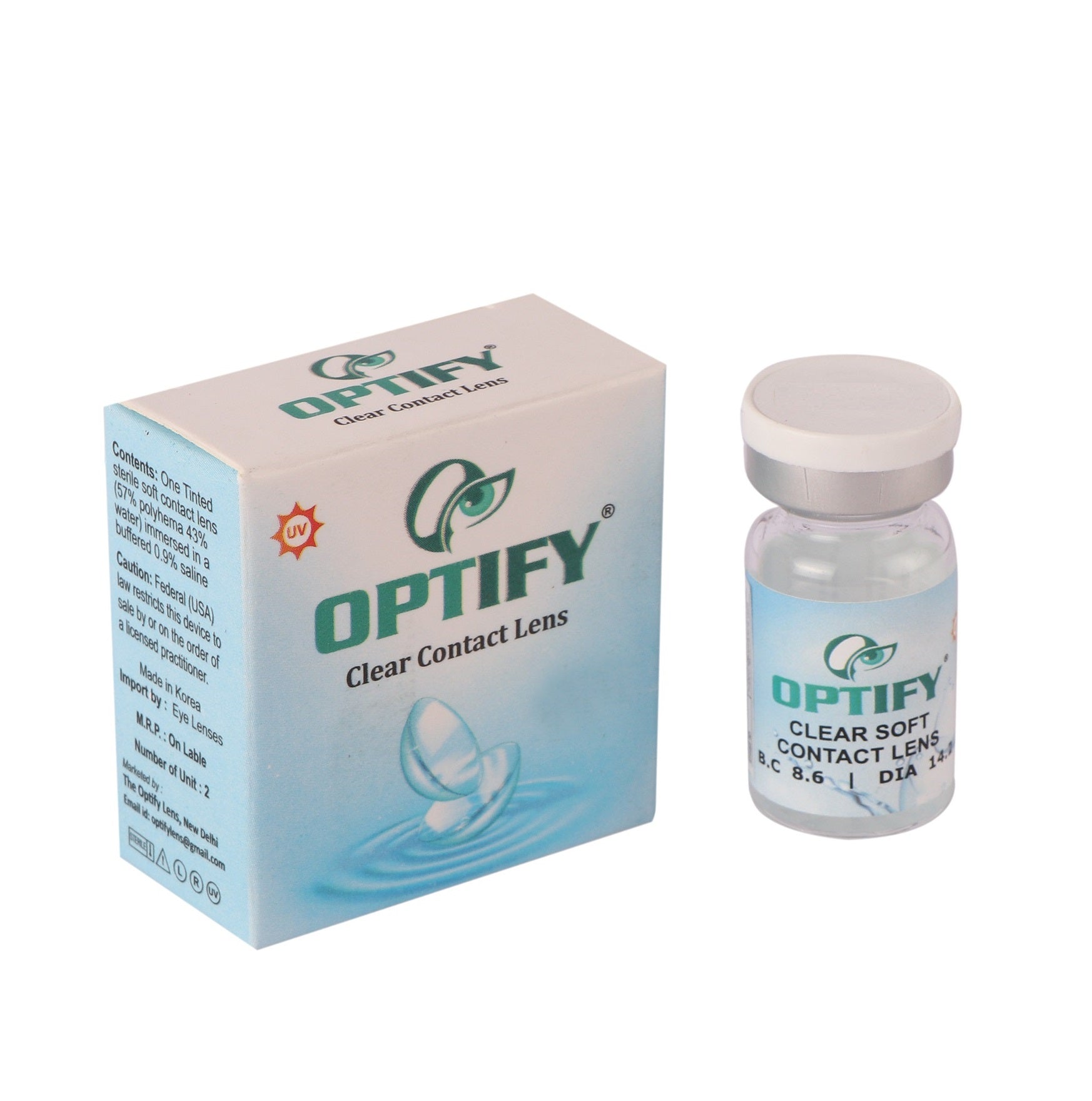 OPTIFY-42 CLEAR TORIC CONTACT LENS (1 Lens Pack) - Lensexpert