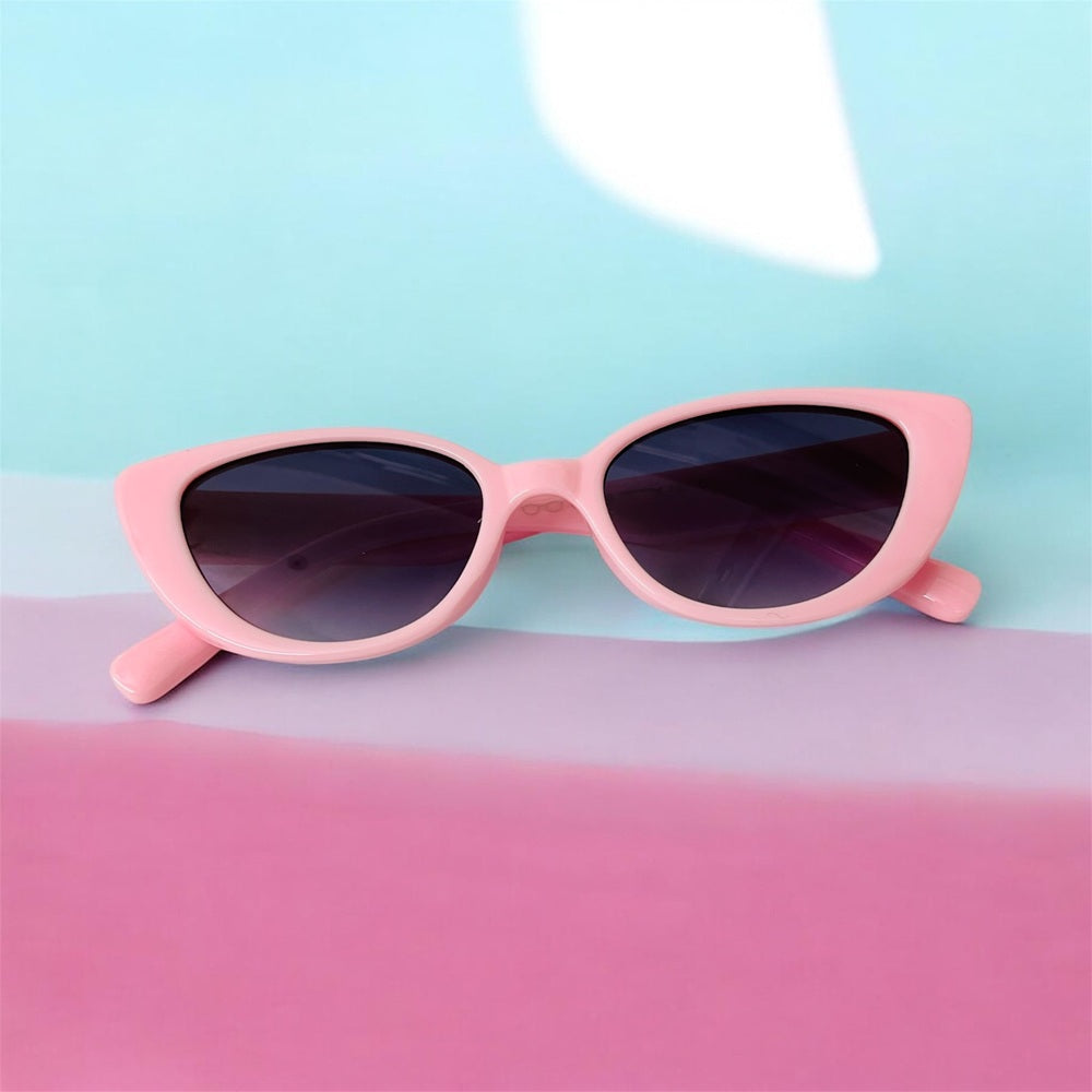 Sunglasses for Girls - Cateye Mix Colors (With Car Case)