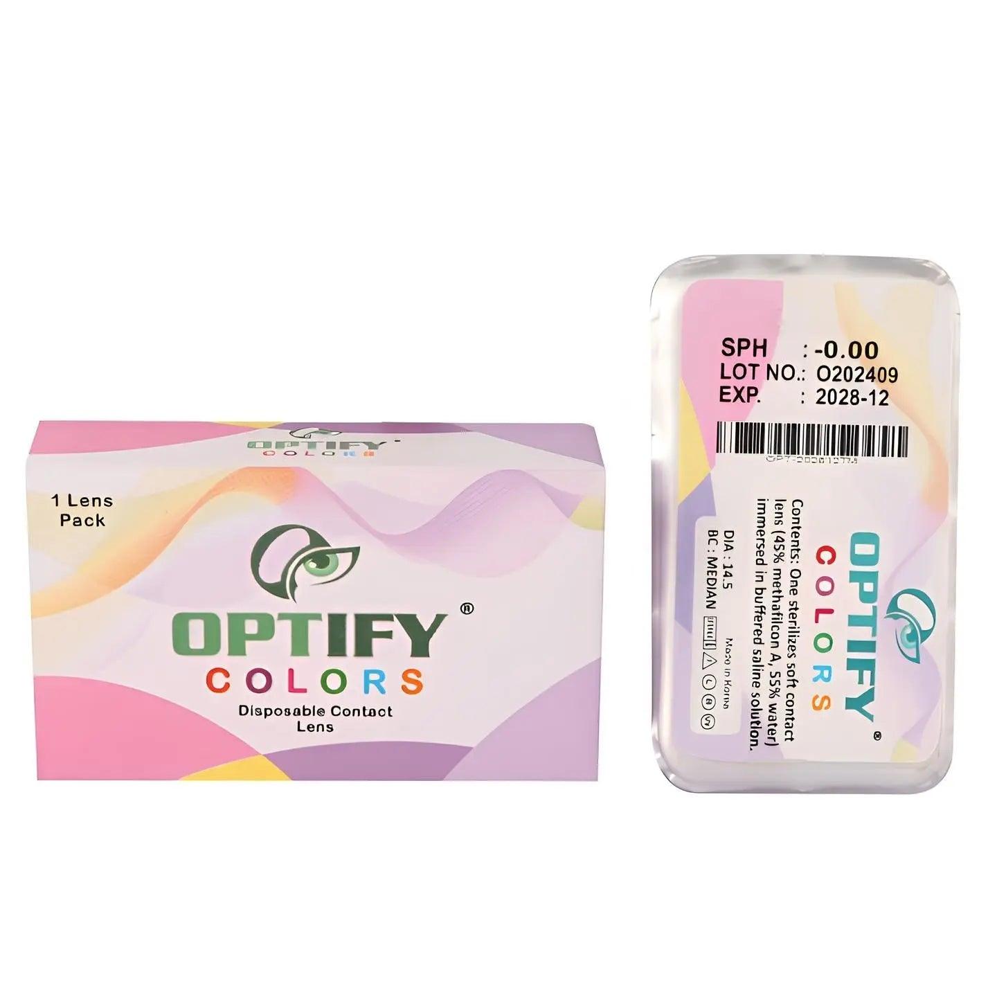 OPTIFY MONTHLY COLOR CONTACT LENSES (PACK OF 1) - Lensexpert