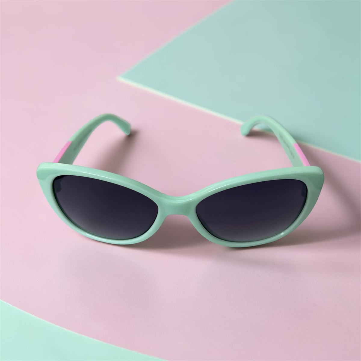 Sunglasses for Girls - Cateye Shape Mix Colors (With Car Case)