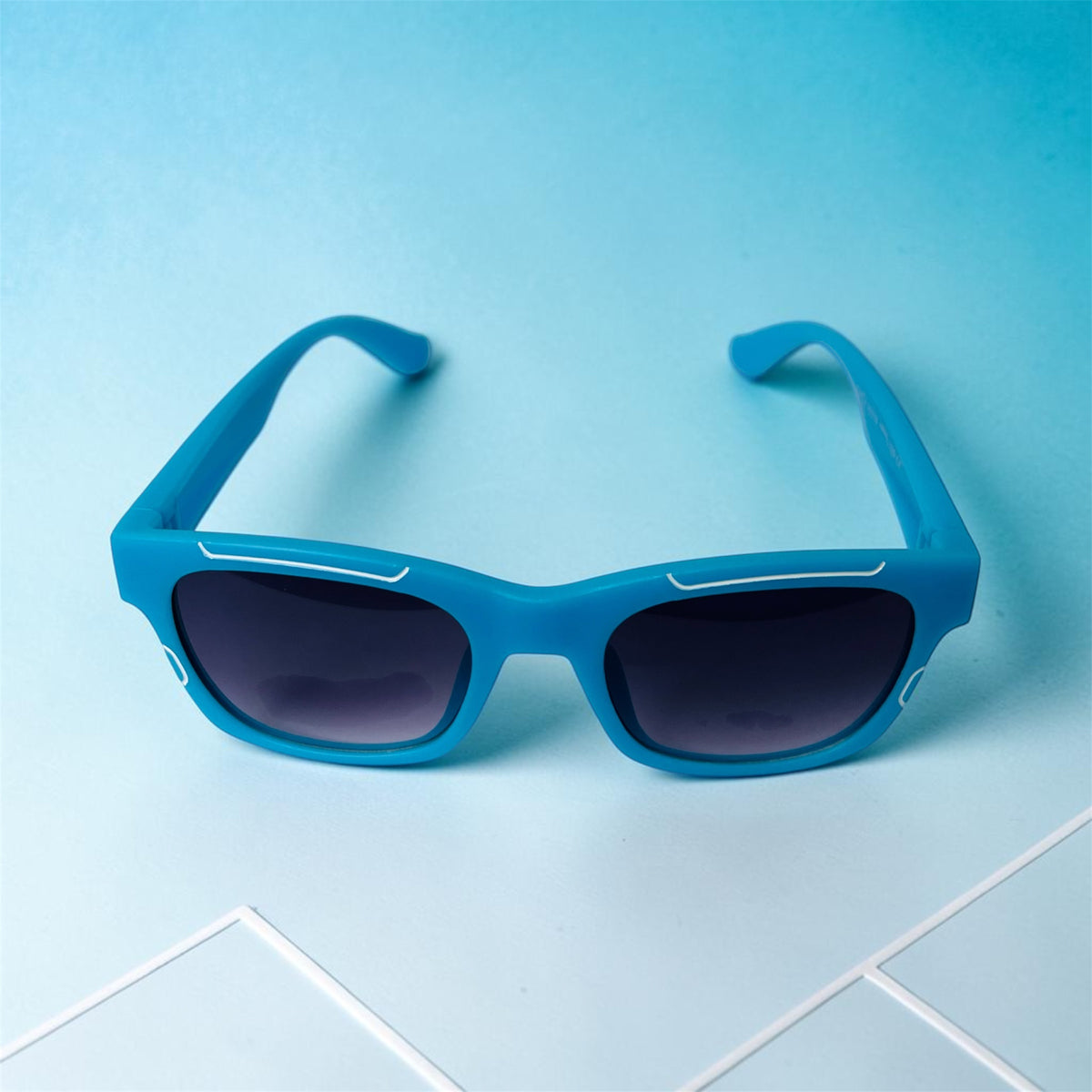 Sunglasses for Kids - Square Shape Girls & Boys Mix Colors
