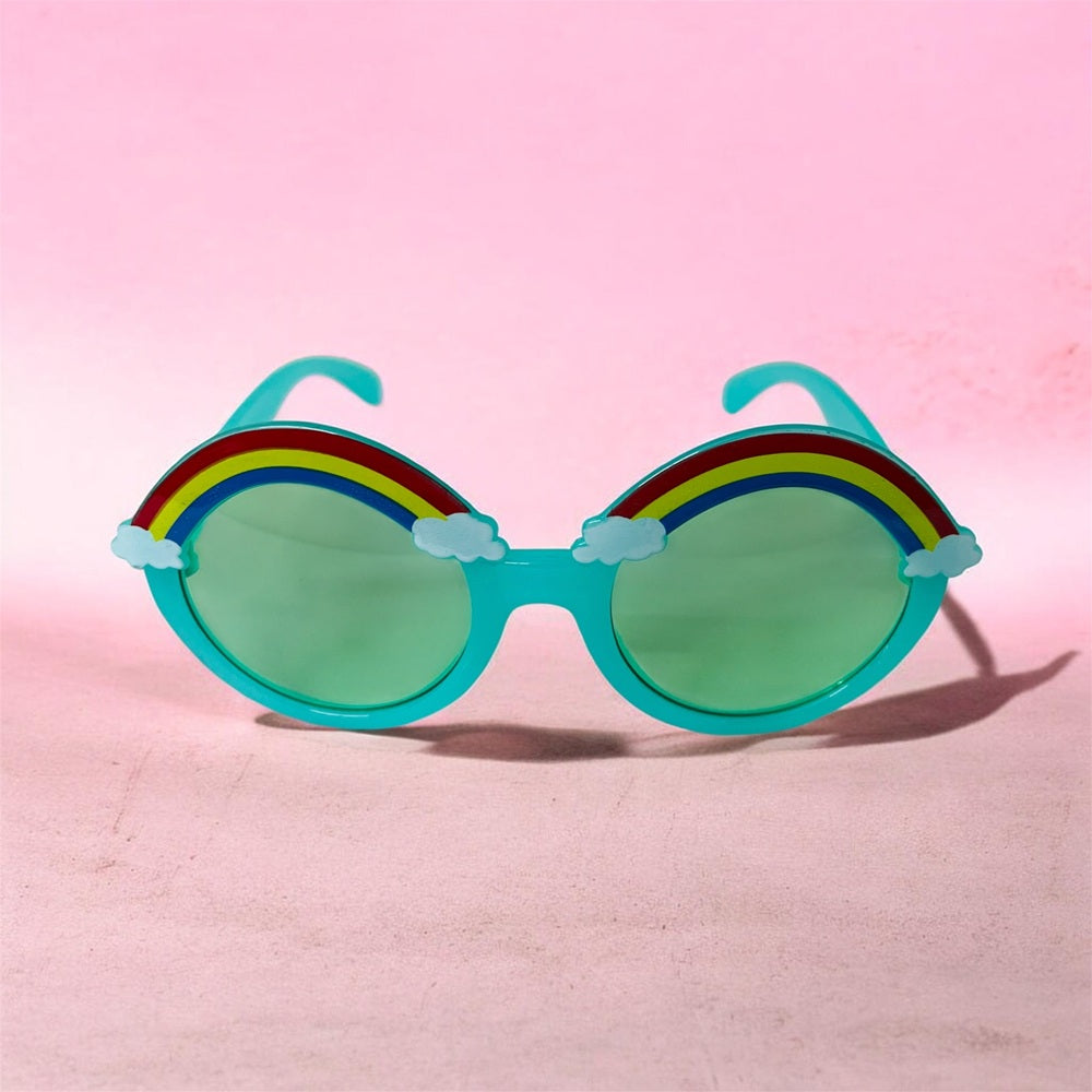 Sunglasses for Kids round shape - Girls & Boys Mix Colors (Rainbow on top)