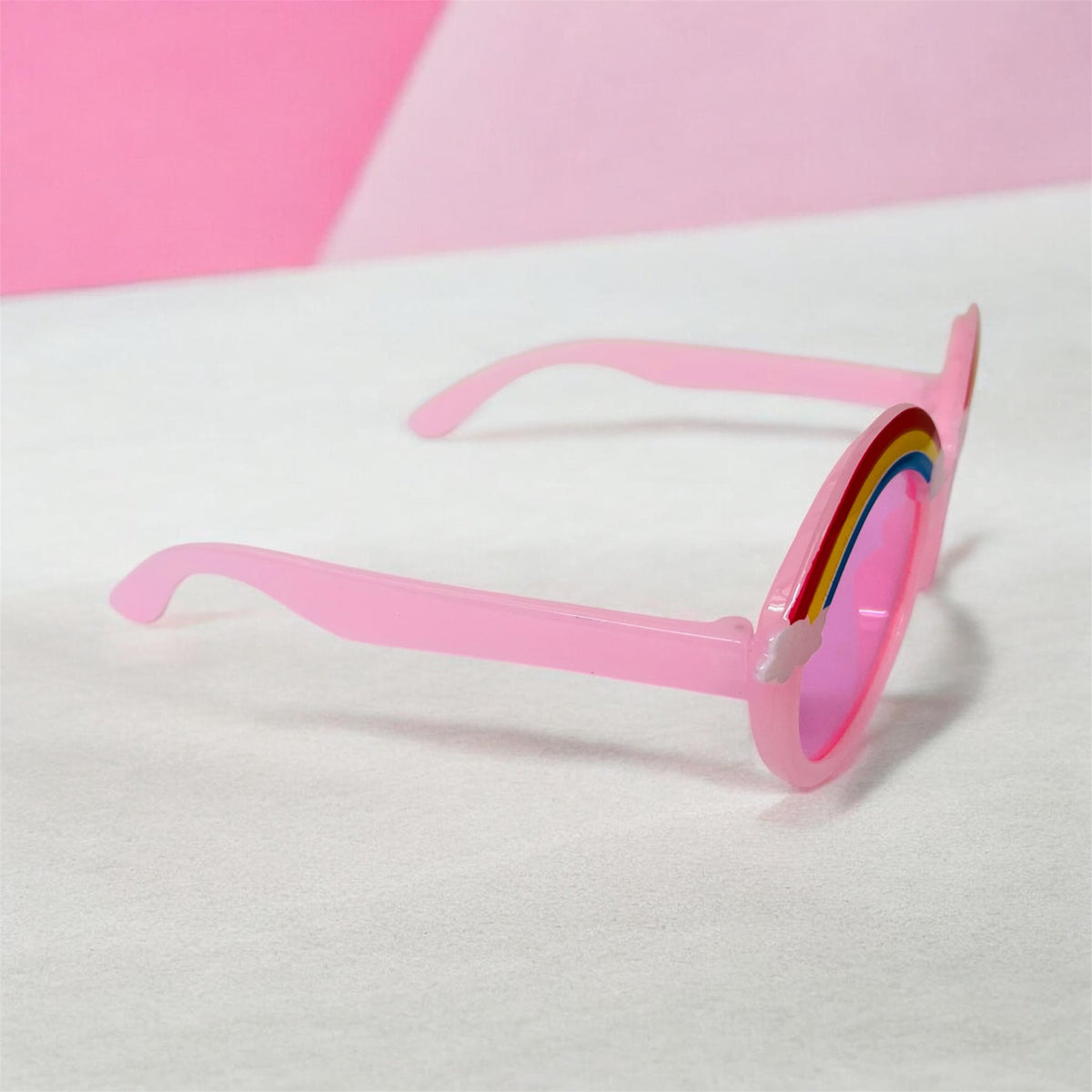 Sunglasses for Kids round shape - Girls & Boys Mix Colors (Rainbow on top)
