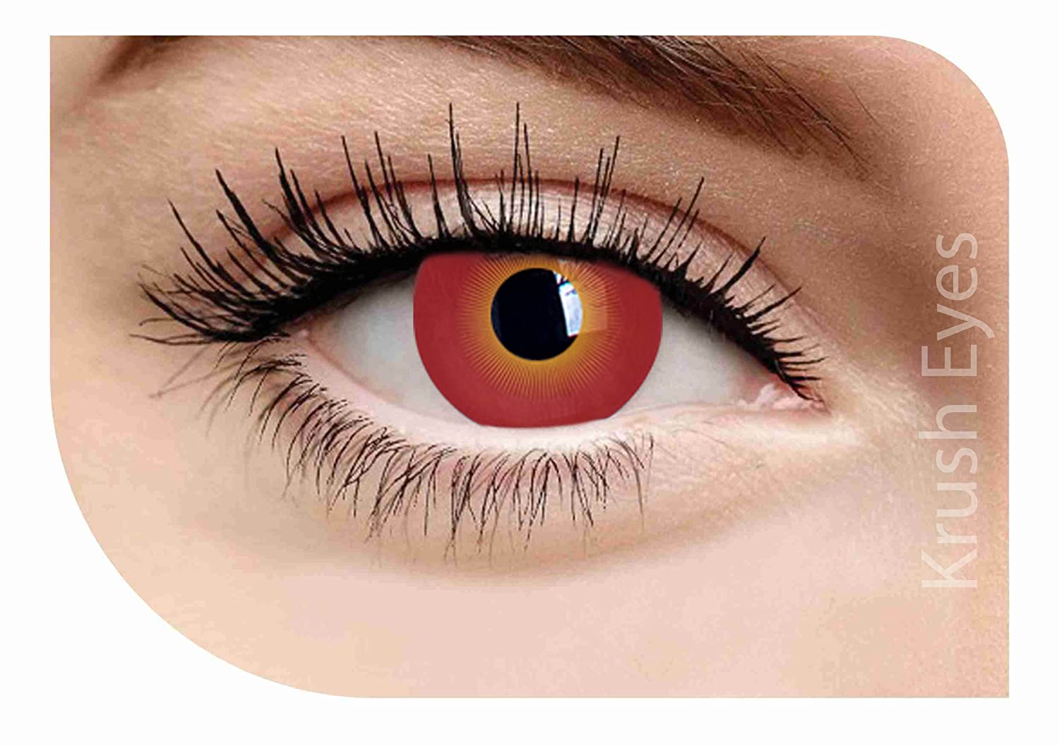 RED OUT WEEKLY HELLOWEEN CONTACT LENSES - Lensexpert