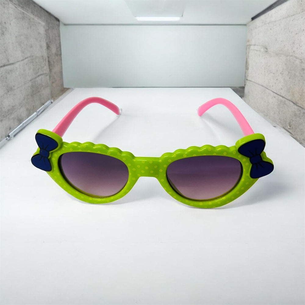 Sunglasses for Girls Mix Colors With Bow Both Sides (With Car Case)