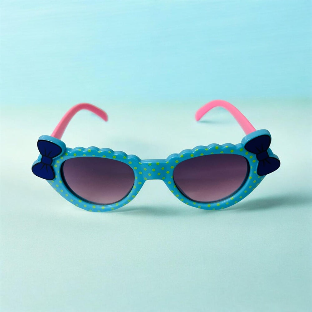 Sunglasses for Girls Mix Colors With Bow Both Sides (With Car Case)