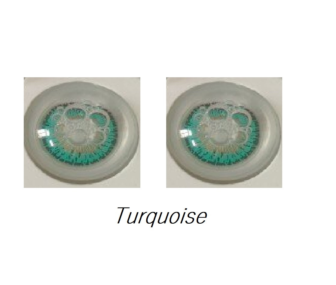 OPTIFY ONE-DAY TURQUOISE CONTACT LENSES(ZERO POWER, PACK OF 12) - Lensexpert