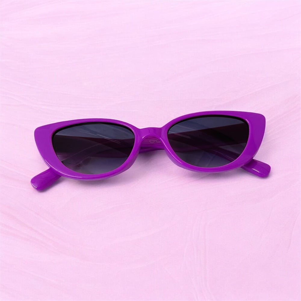 Sunglasses for Girls - Cateye Mix Colors (With Car Case)