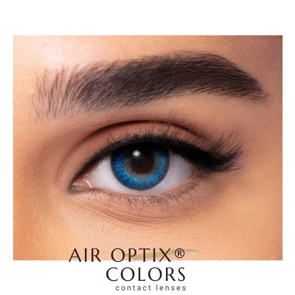 ALCON AIR OPTIX COLOR (2 LENS/BOX) - BRILLIANT BLUE - Lensexpert