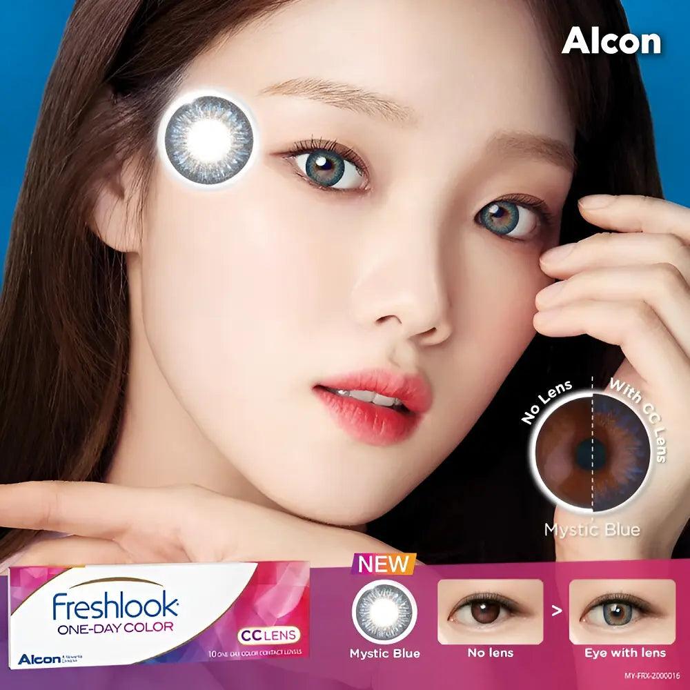 ALCON FRESHLOOK CC ALLURE BLUE COLOR ONE DAY (10 LENS/BOX) - Lensexpert