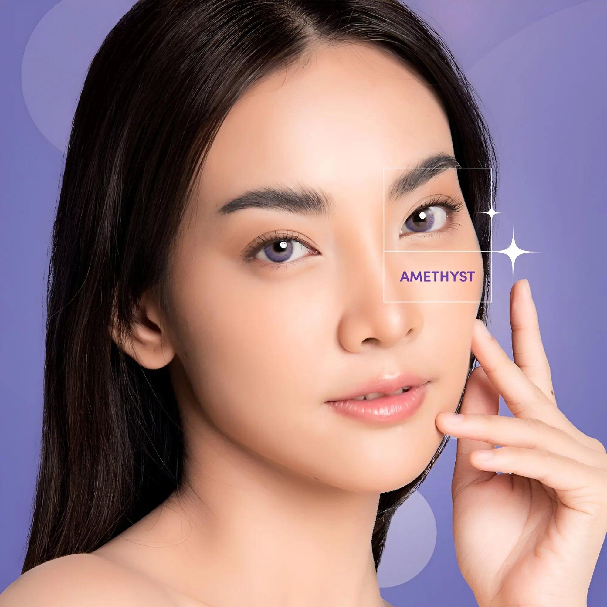 ALCON FRESHLOOK COLORBLENDS AMETHYST COLOR LENSES (2 LENS PER BOX) The Optify Lens 