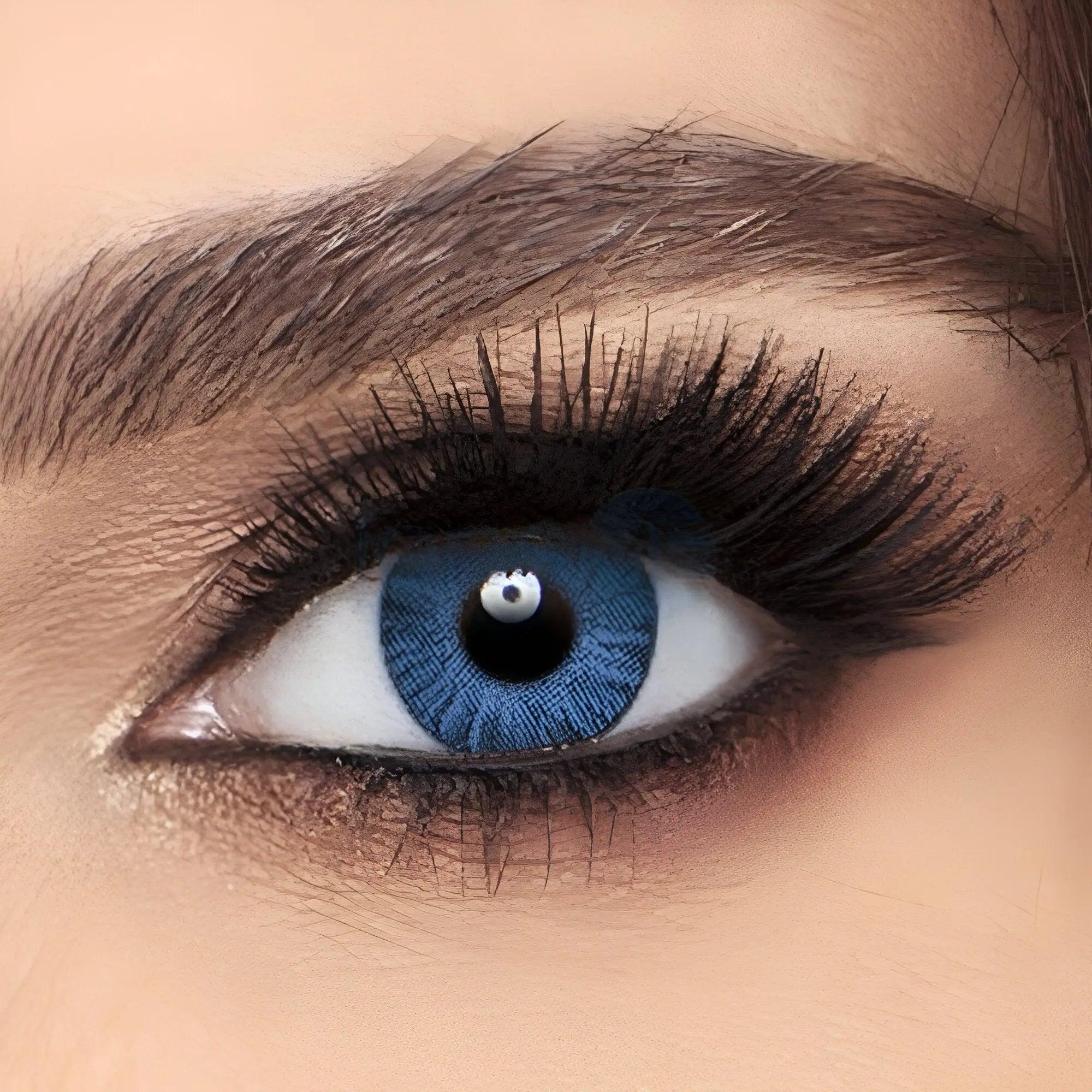 ALCON FRESHLOOK COLORBLENDS BRILLIANT BLUE COLOR LENSES (2 LENS PER BOX) The Optify Lens 