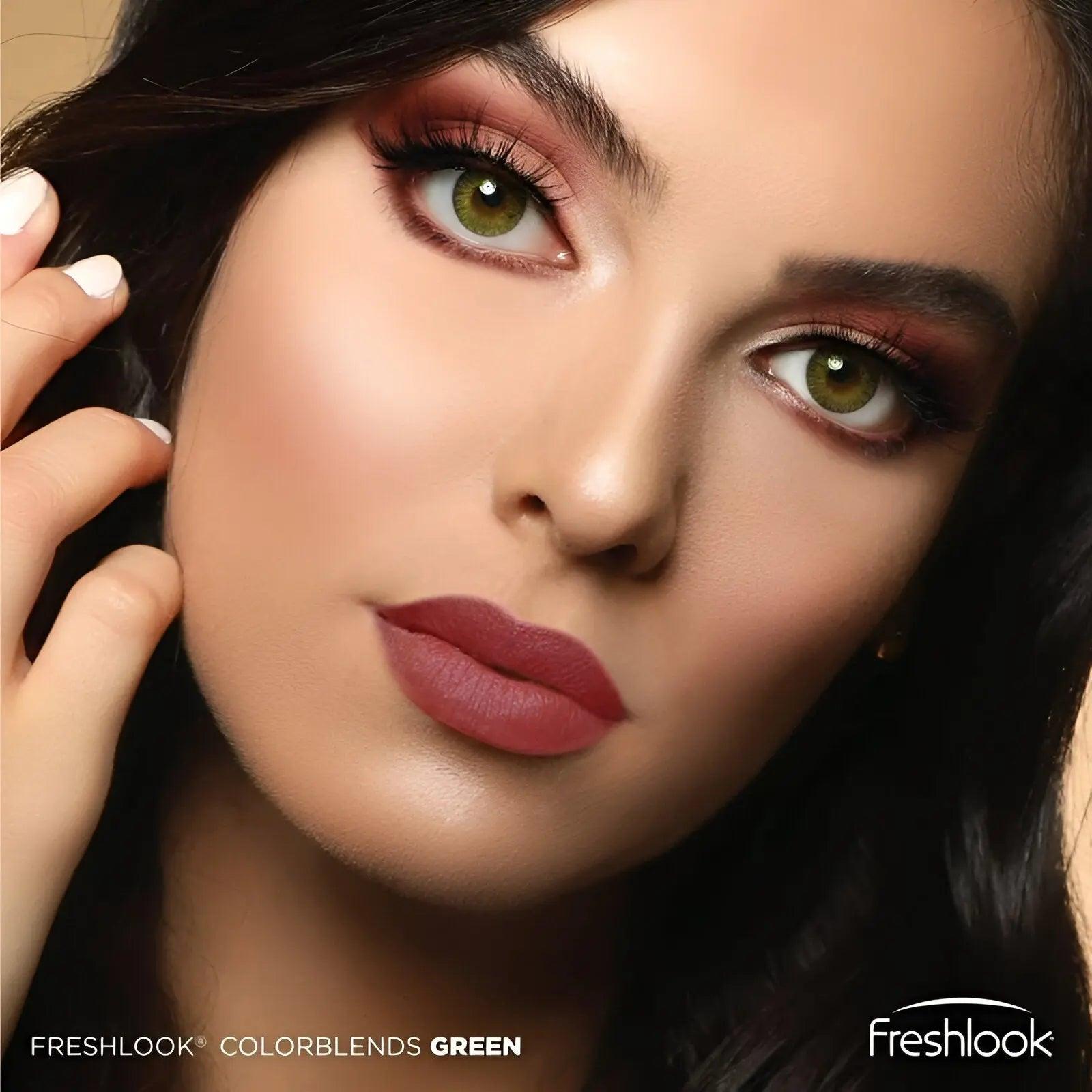 ALCON FRESHLOOK COLORBLENDS GREEN COLOR LENSES (2 LENS PER BOX) Lensexpert 