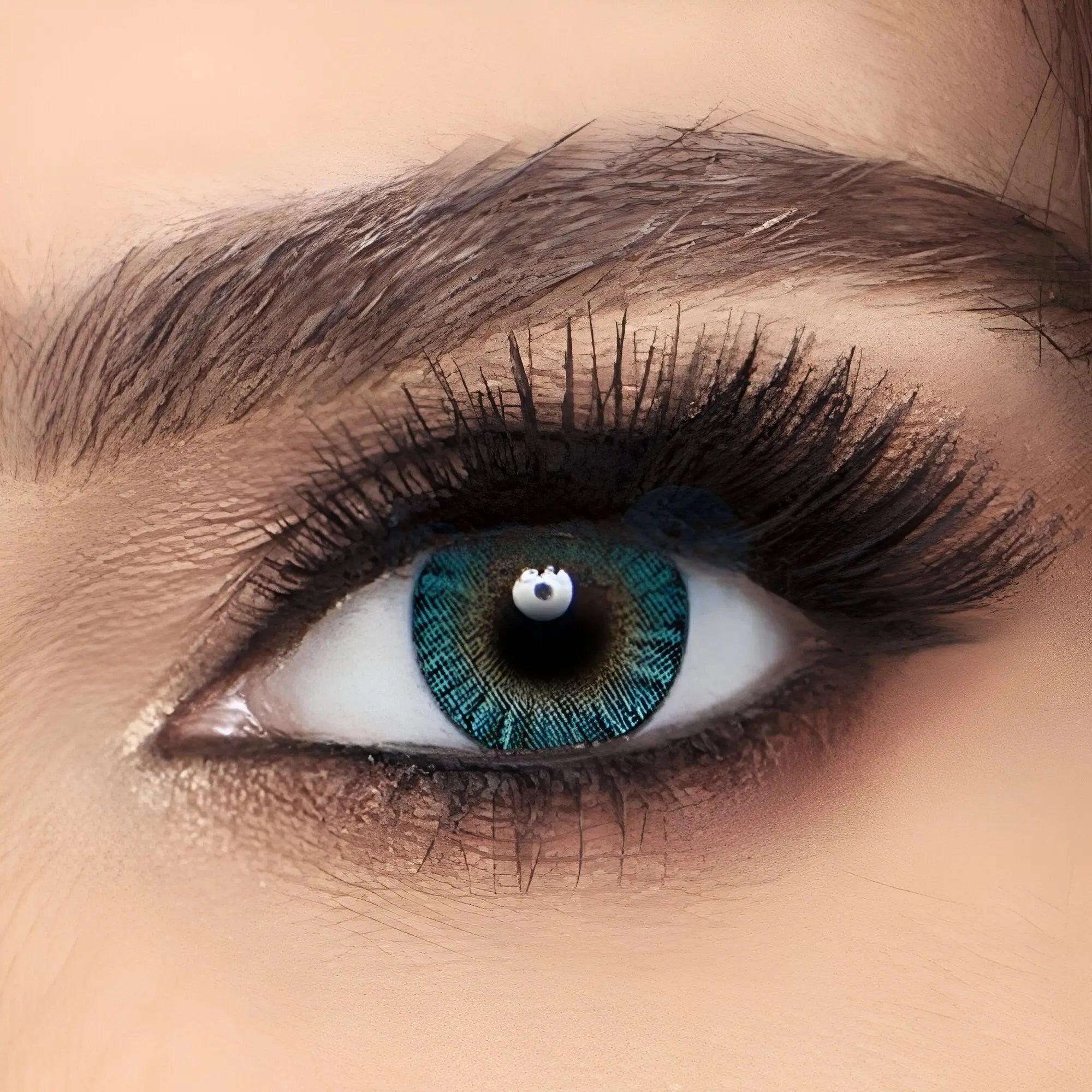 ALCON FRESHLOOK COLORBLENDS TURQUOISE COLOR LENSES (2 LENS PER BOX) - Lensexpert