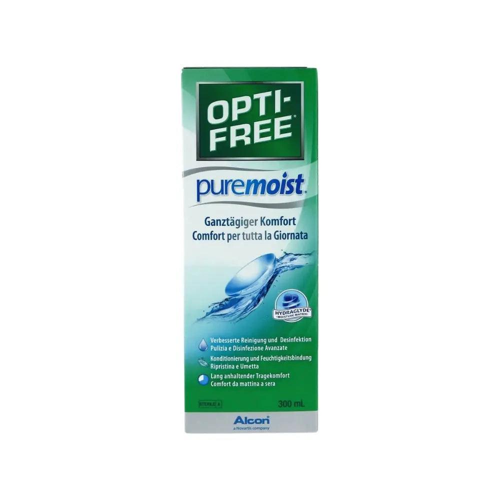 ALCON OPTI FREE PURE MOIST CONTACT LENS SOLUTION 300 ML - Lensexpert