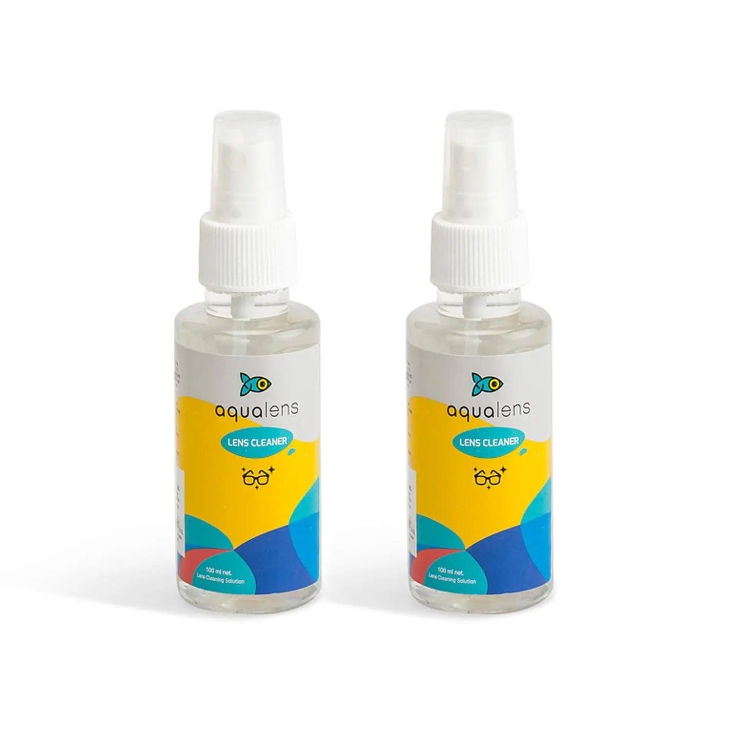 Aqualens Spectacle lens cleaner | Pack of 2 (100ml each) - Lensexpert