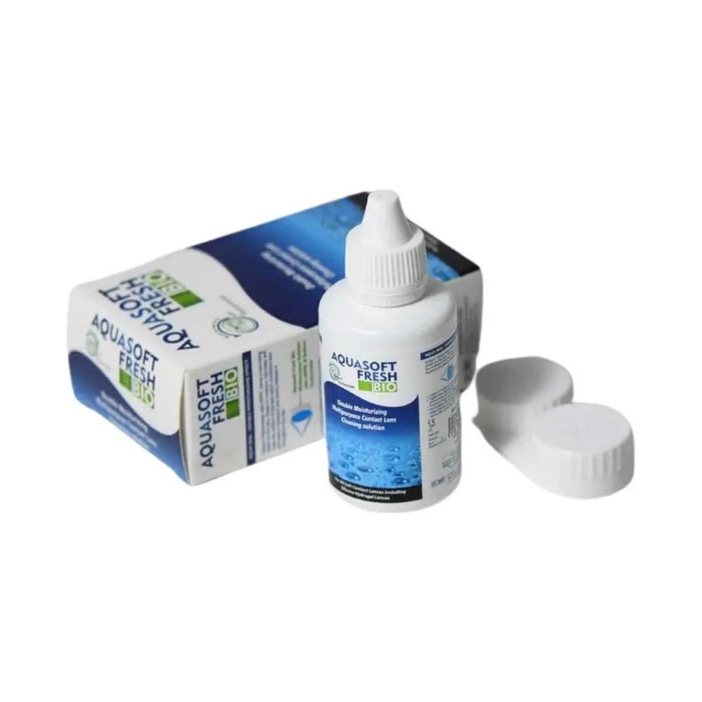 AQUASOFT FRESH BIO CONTACT LENS SOLUTION 60ML - Lensexpert