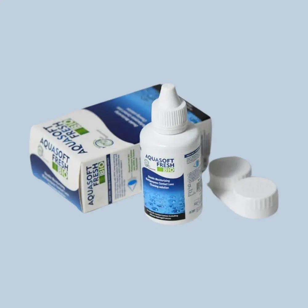 AQUASOFT FRESH BIO CONTACT LENS SOLUTION 60ML - Lensexpert