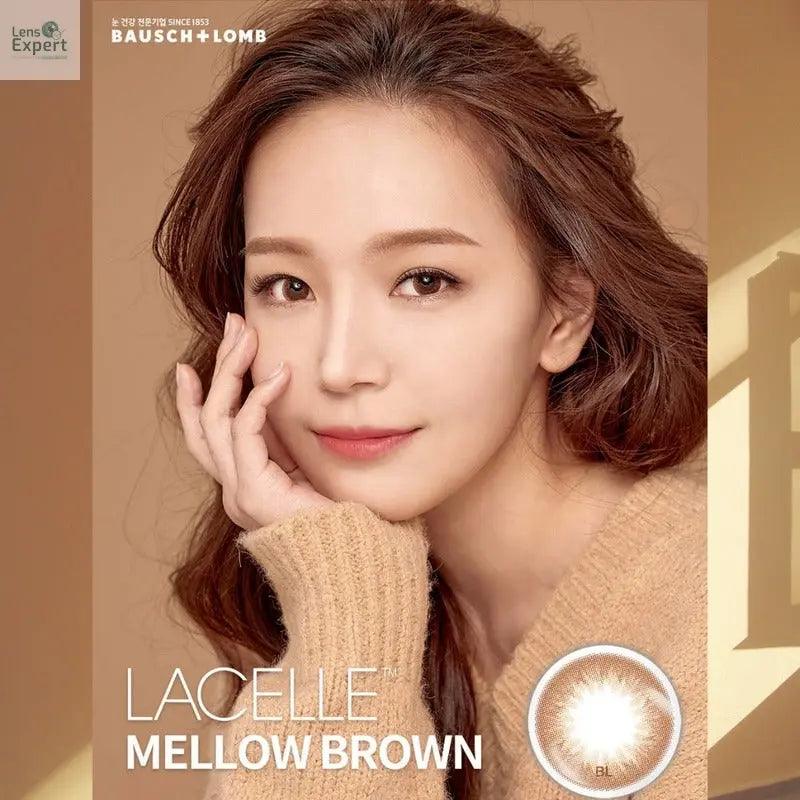 BAUSCH & LOMB LACELLE DAILIES COLOR (10 LENS/BOX) MELLOW BROWN - Lensexpert