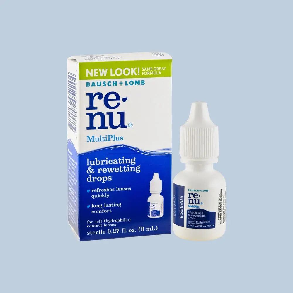 BAUSCH & LOMB RENU MULTIPLUS LUBRICATING REWETTING DROPS (8ML) - Lensexpert