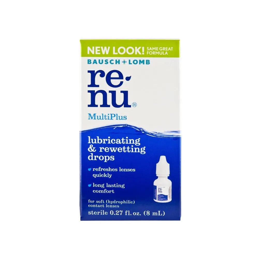 BAUSCH & LOMB RENU MULTIPLUS LUBRICATING REWETTING DROPS (8ML) - Lensexpert