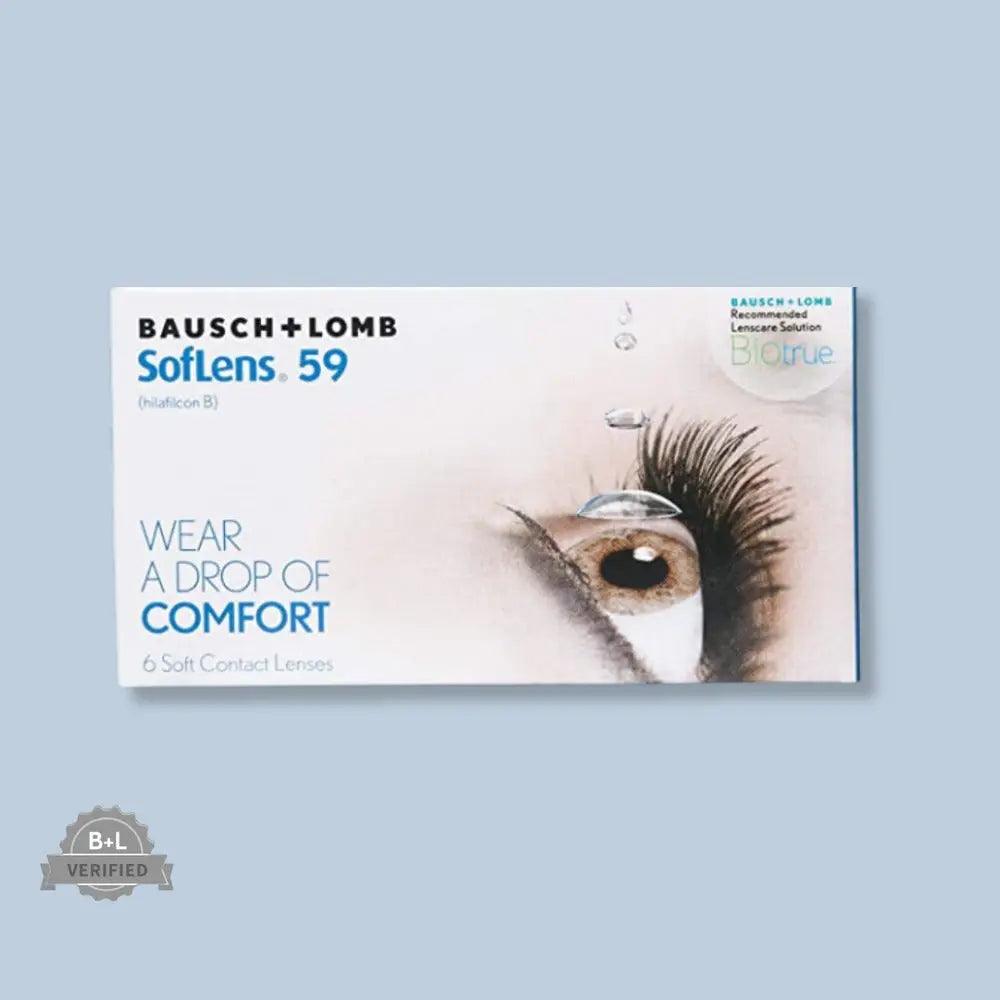 BAUSCH AND LOMB SOFLENS 59 (6 LENSES/BOX) - Lensexpert