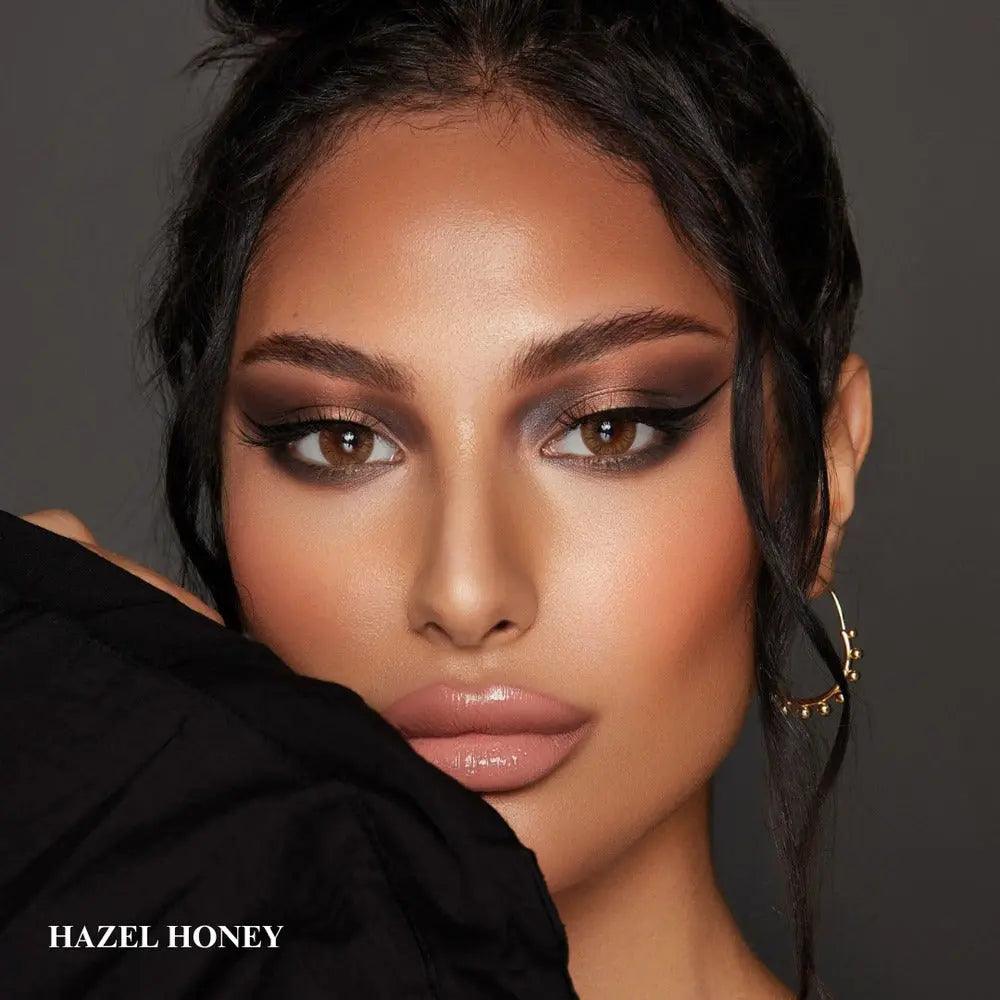 BELLA ONE DAY COLLECTION COLOR CONTACT LENS – HAZEL HONEY (10 LENS/BOX) - Lensexpert