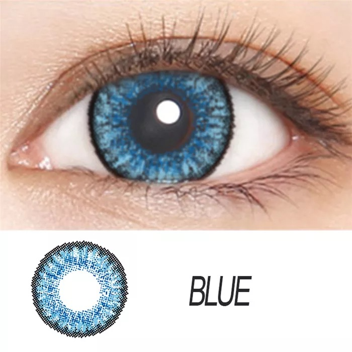 OPTIFY ONE-DAY BLUE CONTACT LENSES(ZERO POWER, PACK OF 12) - Lensexpert