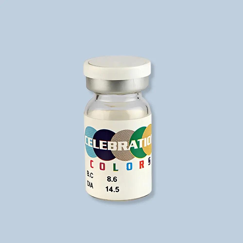 CELEBRATION COLORS | YEARLY COLOR CONTACT LENS (1 LENS PER BOTTLE) CALYPSO GREEN - Lensexpert