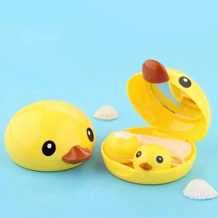 Contact Cute Duck Lens Case(Yellow) - Lensexpert