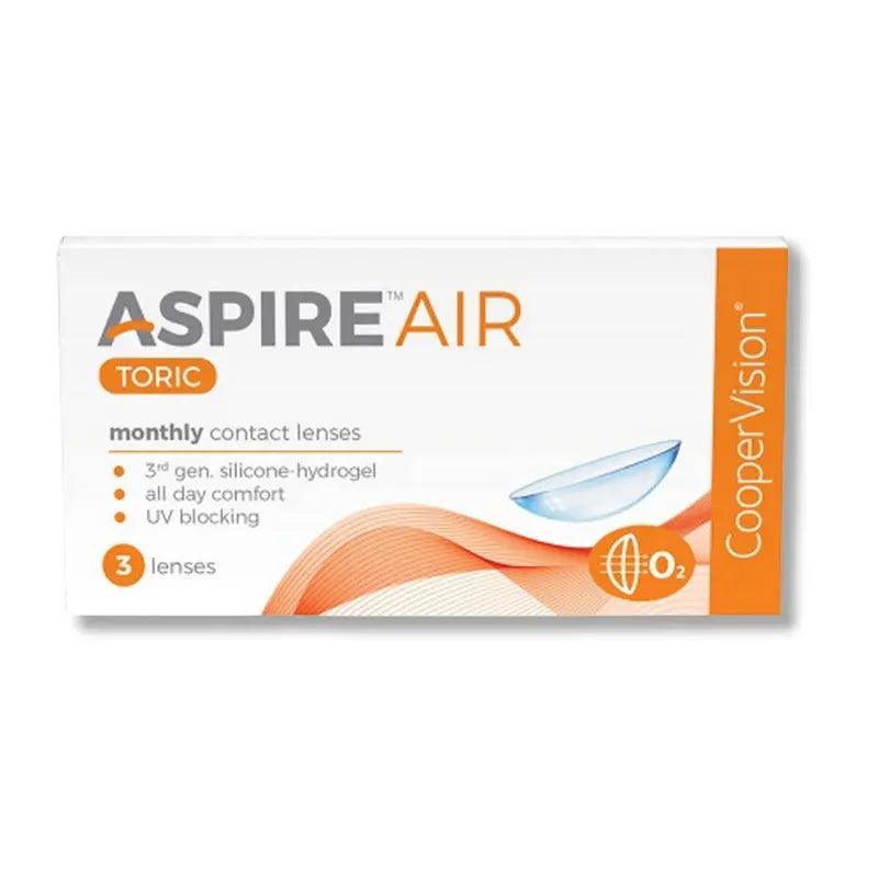 COOPER VISION ASPIRE AIR TORIC MONTHLY (3 LENS/BOX) - Lensexpert