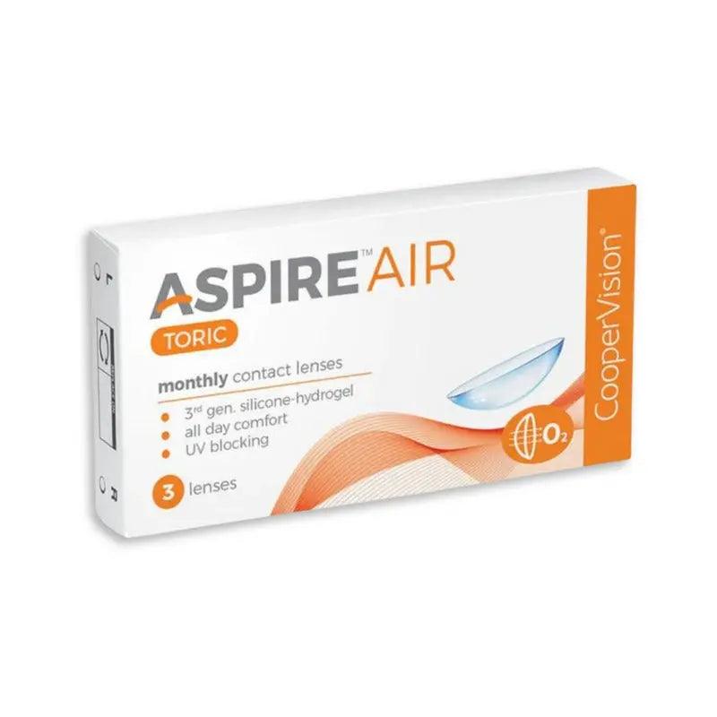 COOPER VISION ASPIRE AIR TORIC MONTHLY (3 LENS/BOX) - Lensexpert