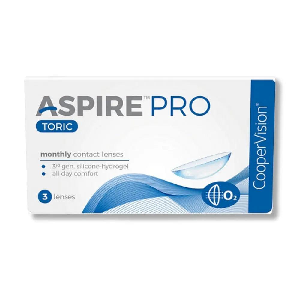 COOPER VISION ASPIRE PRO TORIC MONTHLY (3 LENS/BOX) - Lensexpert