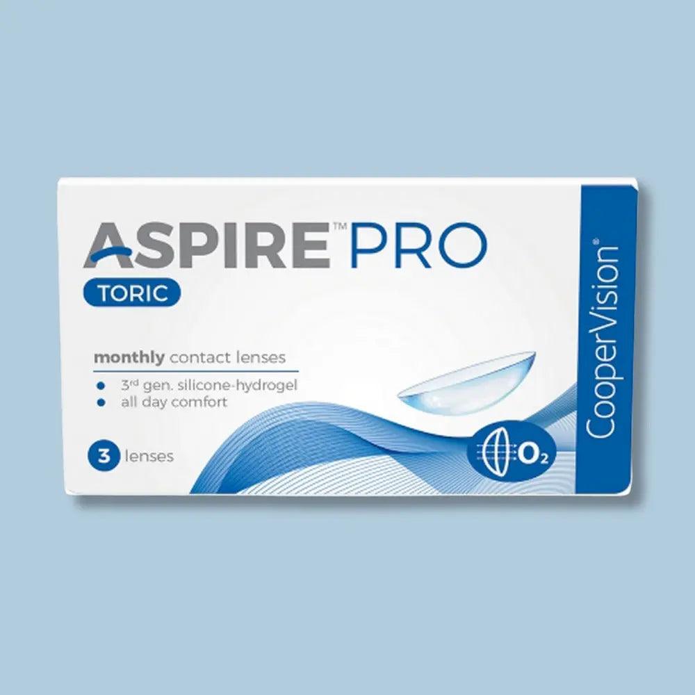 COOPER VISION ASPIRE PRO TORIC MONTHLY (3 LENS/BOX) - Lensexpert