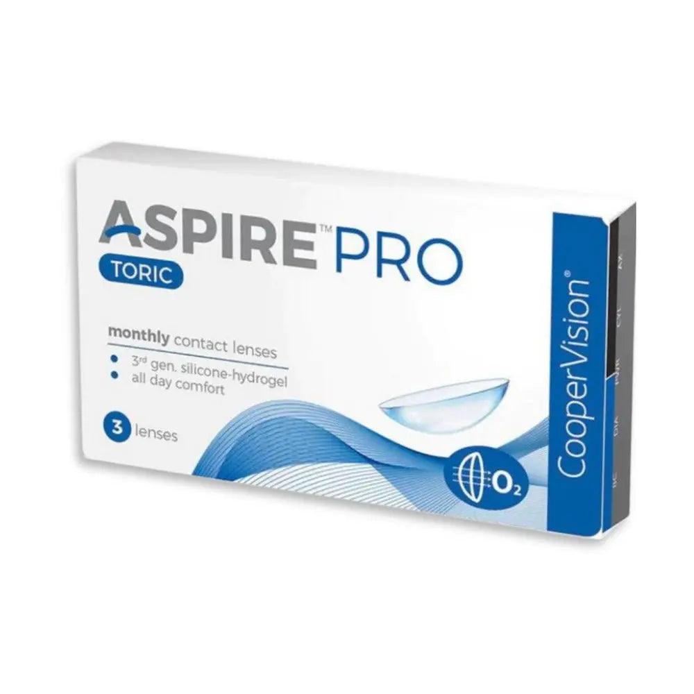 COOPER VISION ASPIRE PRO TORIC MONTHLY (3 LENS/BOX) - Lensexpert