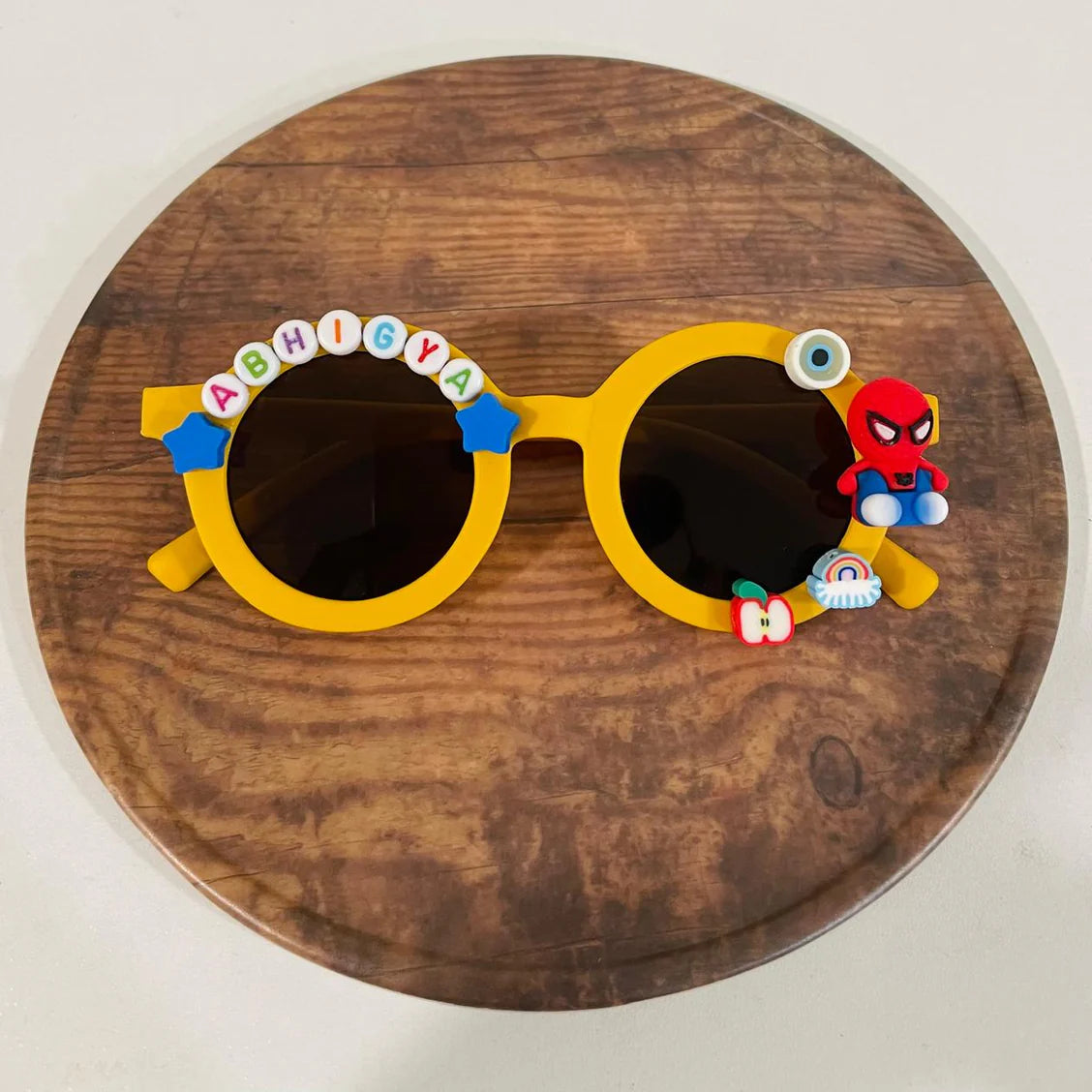 Customized Sunglasses for Kids with name round shape - Girls & Boys Vibrant Colors