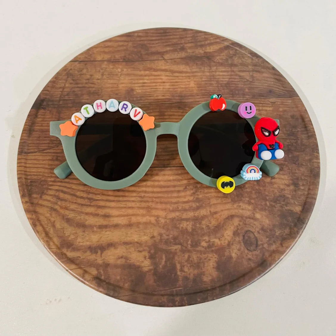 Customized Sunglasses for Kids with name round shape - Girls & Boys Vibrant Colors