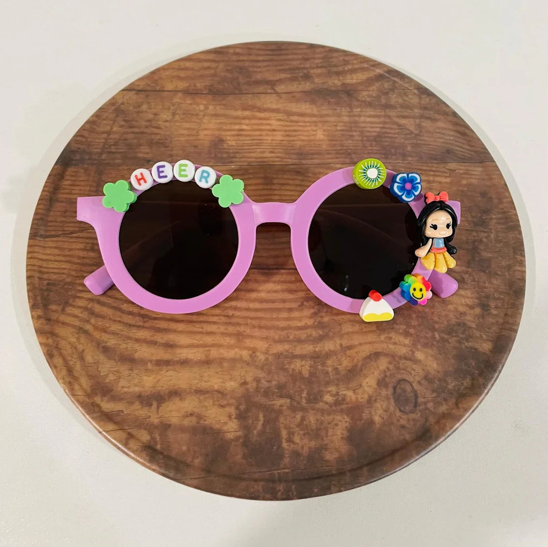 Customized Sunglasses for Kids with name round shape - Girls & Boys Vibrant Colors
